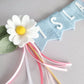 Pretty Pastel Daisy Clip Cake Topper