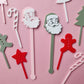 Santa Swizzle Sticks