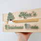 Interchangeable Christmas Crate Signs