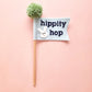 Easter Flag Wand ~ Hippity Hop