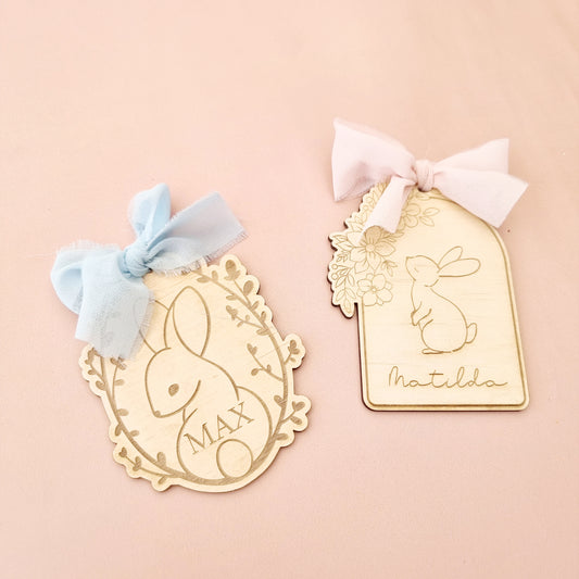 Bunny Easter Basket Tag