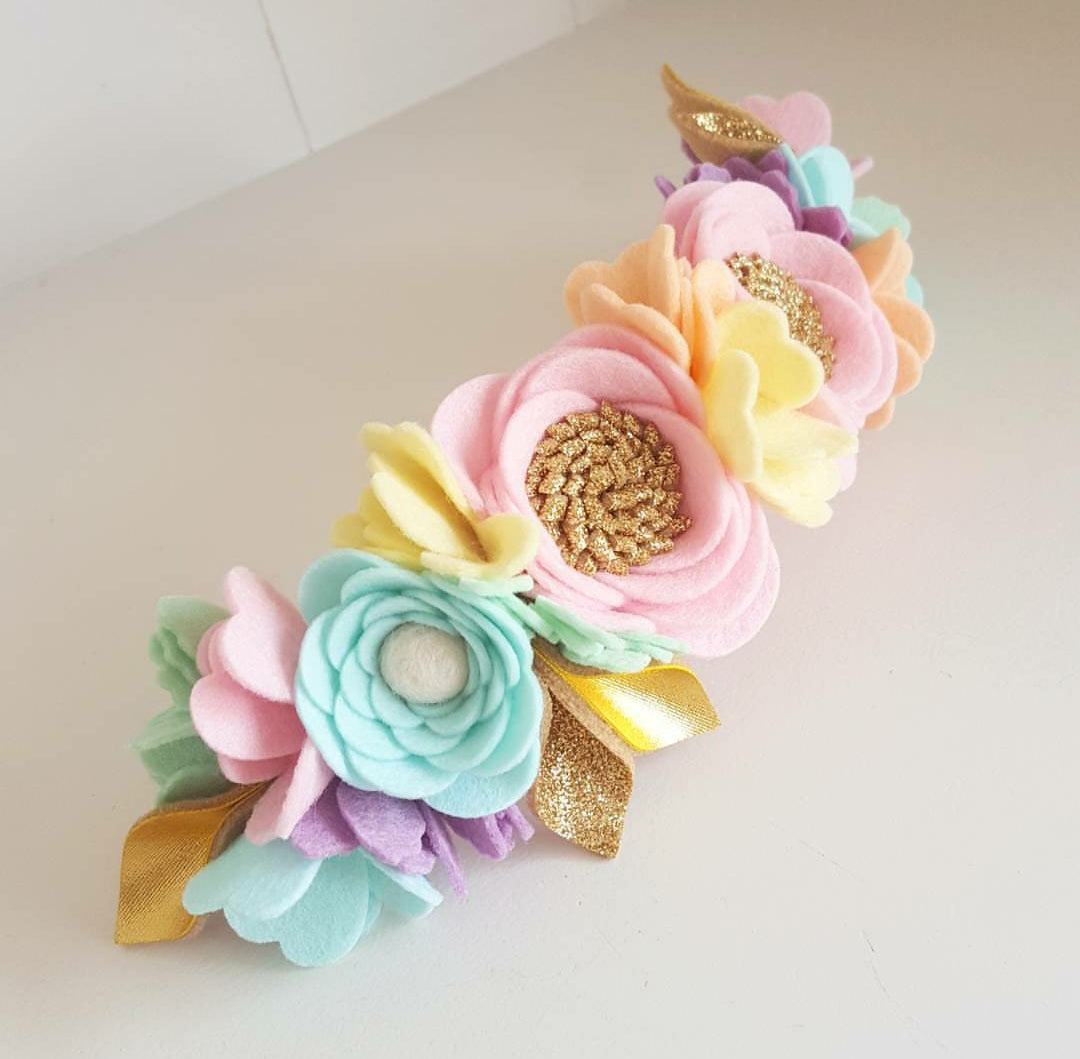 "Pastel Rainbow" Luxe Crown